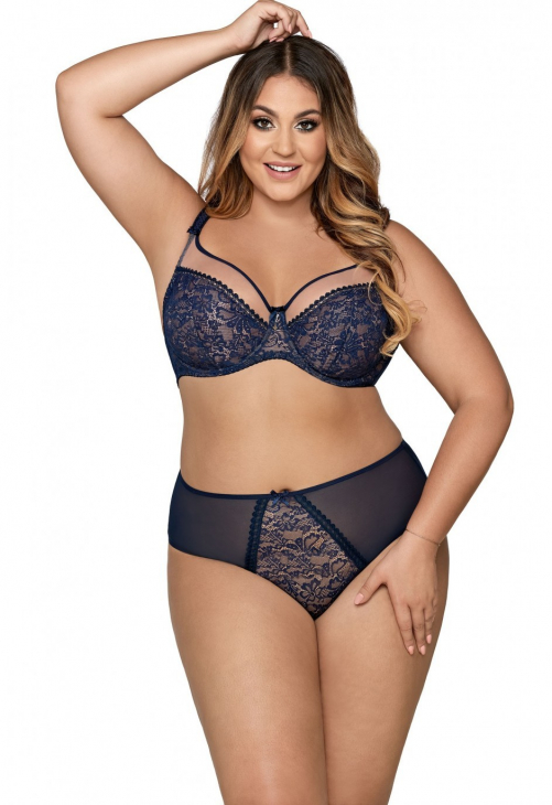 Ava Lingerie Biustonosz Crystal Soft 1396 Navy Blue