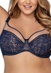 Ava Lingerie Biustonosz Crystal Soft 1396 Navy Blue