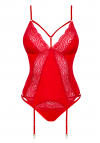 Obsessive Gorset Diyosa + stringi GRATIS! Red