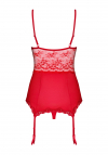 Obsessive Gorset Lovica Red + stringi GRATIS!