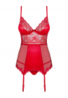 Obsessive Gorset Lovica Red + stringi GRATIS!