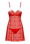 Obsessive Koszulka Claussica Babydoll Red