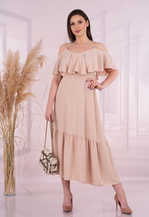 Merribel Sukienka Sunlov Beige