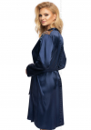 IRALL Szlafrok Elodie Navy Blue