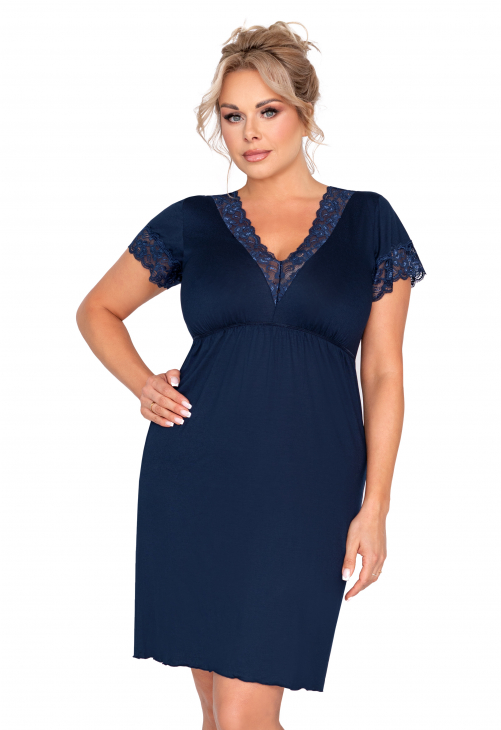 Donna Koszula Mariza Plus Dark Blue