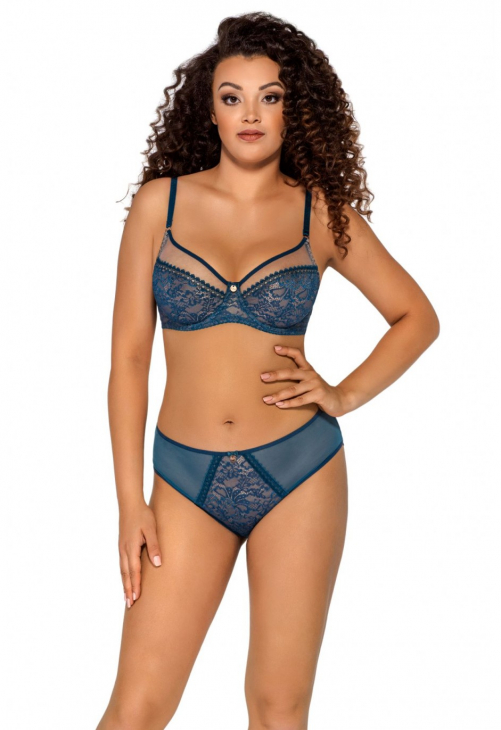 Ava Lingerie Biustonosz Crystal Soft 1396 Azure